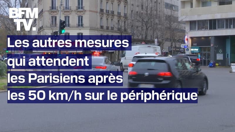 50% de stationnement en moins, taxation sur les livraisons… Les autres mesures qui attendent les Parisiens après celle des 50 km/h sur le périphérique