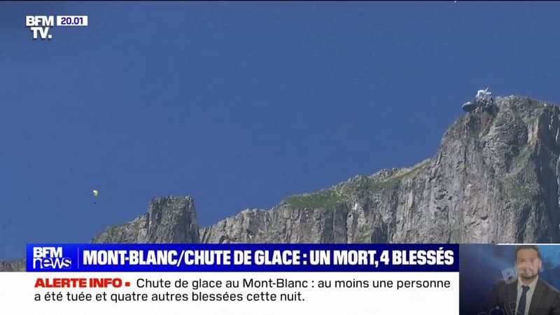 Chute de glace au Mont-Blanc: ce que l'on sait