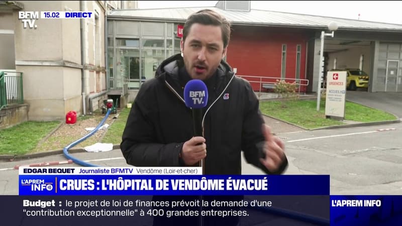 Dépression Kirk: 80 patients évacués à la suite de l'inondation de l'hôpital de Vendôme (Loir-et-Cher)