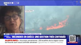 Grèce: les incendies se rapprochent d'Athènes, des habitants vivant dans des communes de banlieue évacués