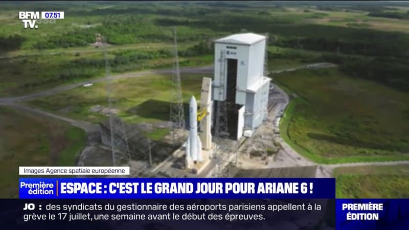 Espace: avec quatre ans de retard, le vol inaugural d'Ariane 6 est prévu ce mardi à 20 heures