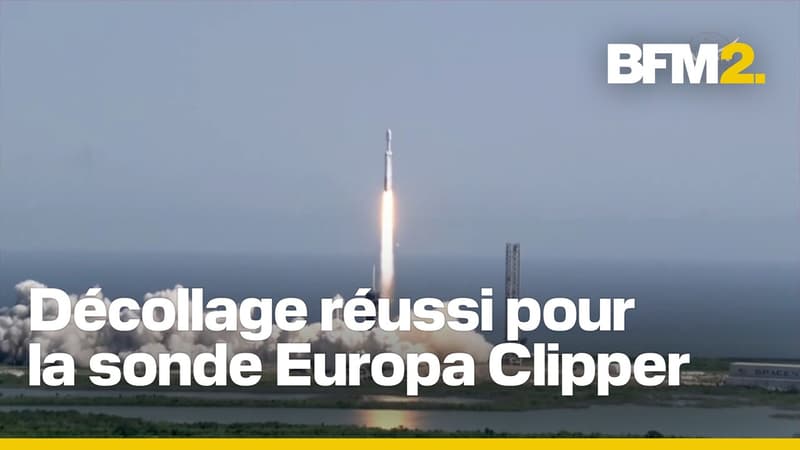 Europa Clipper: le décollage de la sonde pour examiner une lune de Jupiter en intégralité