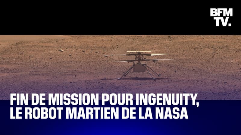 Fin de mission pour Ingenuity, le robot martien de la Nasa