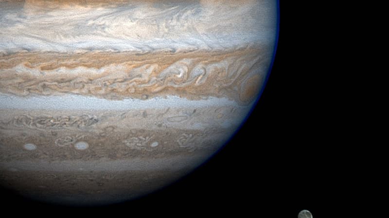 Ganymède, la lune de Jupiter, a été frappée par un astéroïde géant, selon une étude