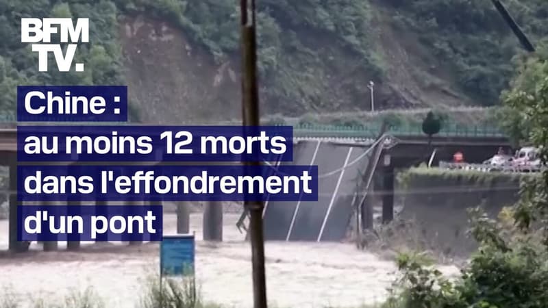 L'effondrement d'un pont autoroutier en Chine provoque la mort d'au moins 11 personnes