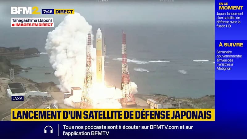 Le Japon lance un satellite de défense avec sa fusée H3