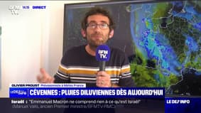 Épisode cévenol: "Le cœur des intempéries, c'est jusqu'à jeudi soir", selon Olivier Proust, prévisionniste à Météo-France