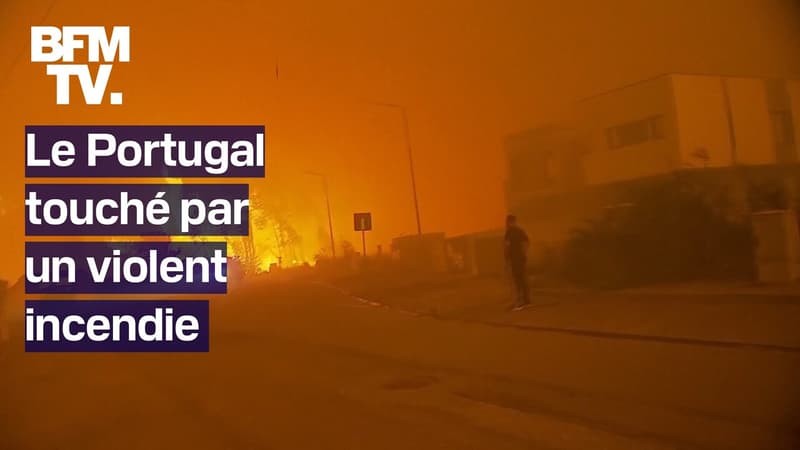 Le nord du Portugal touché par un incendie de grande ampleur