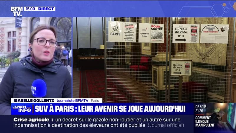 Le vote pour ou contre l'augmentation du prix de stationnement des SUV à Paris se tient aujourd'hui