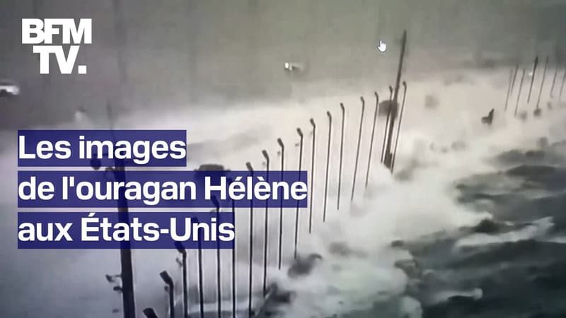 Les images de l'ouragan Hélène aux États-Unis