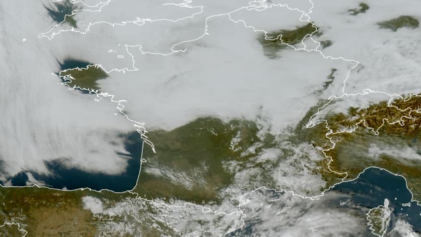 Une image satellite de la France le 7 novembre 2024.