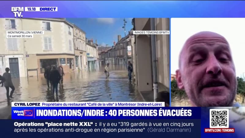 "On nous a annoncé que l'eau allait être coupée pour demain matin, et on ne sait pas pour combien de temps", raconte ce restaurateur