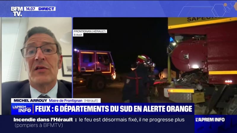 "On va redoubler de vigilance dans les jours à venir", affirme Michel Arrouy, maire de Frontignan