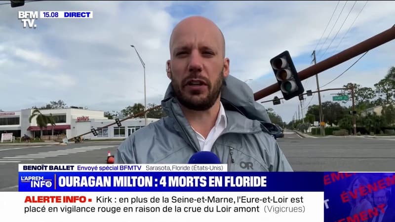 Ouragan Milton: un premier bilan fait état de 4 morts