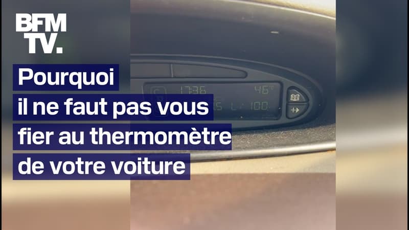 Pourquoi il ne faut pas vous fier au thermomètre de votre voiture