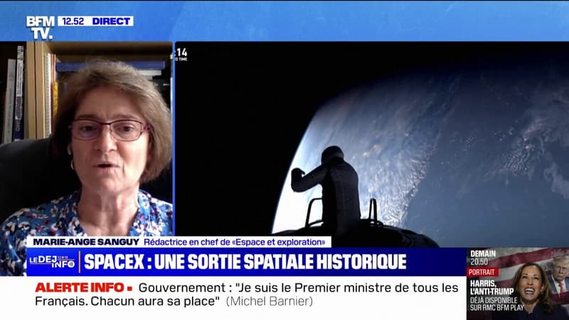 Première sortie spatiale privée de Space X: "C'est quelque chose de novateur", explique Marie-Ange Sanguy, rédactrice en chef "Espace et exploration"