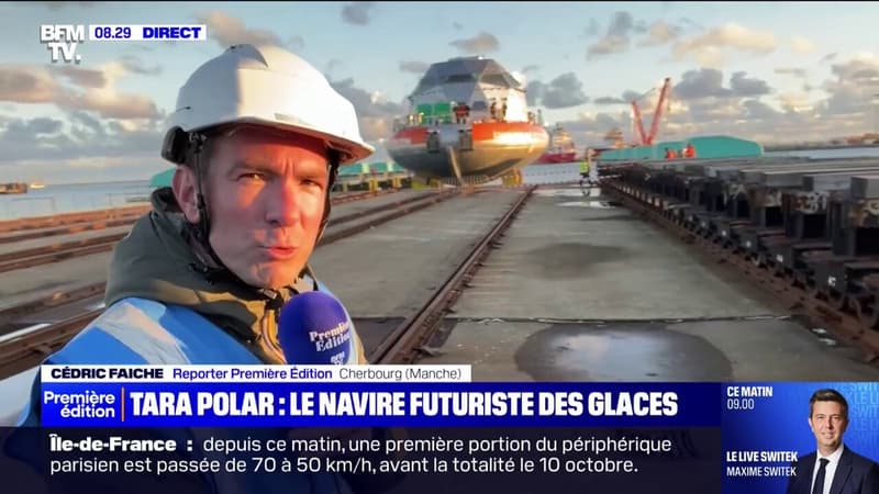 Tara Polar, le navire futuriste des glaces, est sur le point d'explorer l'Arctique