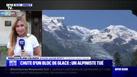 Chute d'un bloc de glace au Mont-Blanc: deux Allemands de 30 et 39 ans portés disparus