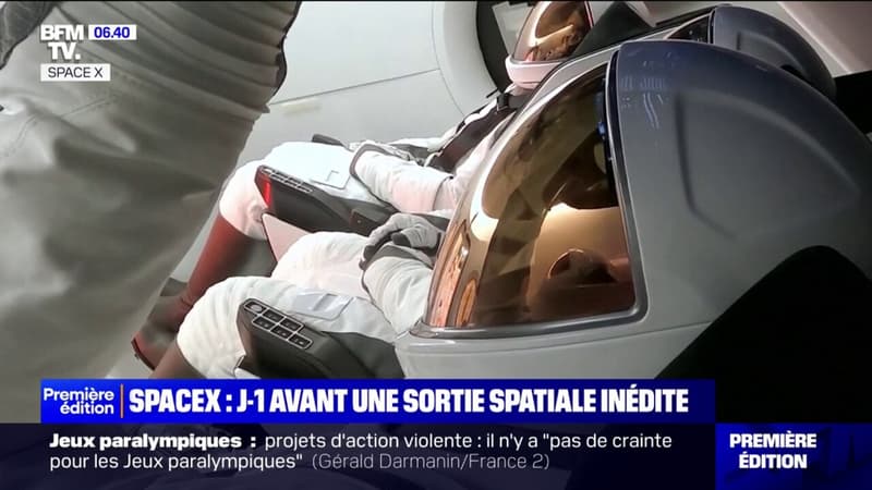 la première mission privée où des civils vont s'aventurer le vide spatial