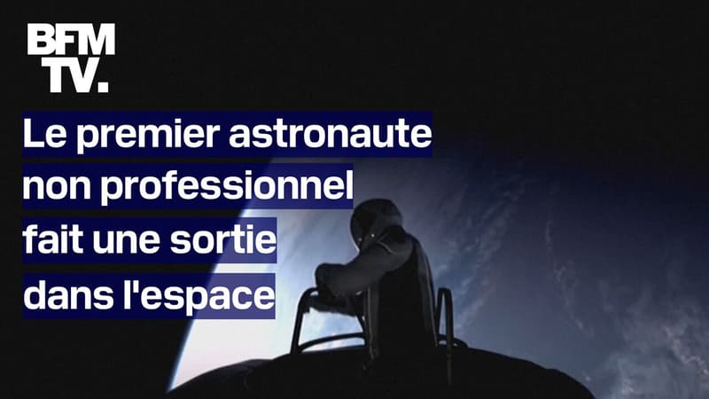 le premier astronaute non professionnel est sorti dans l'espace