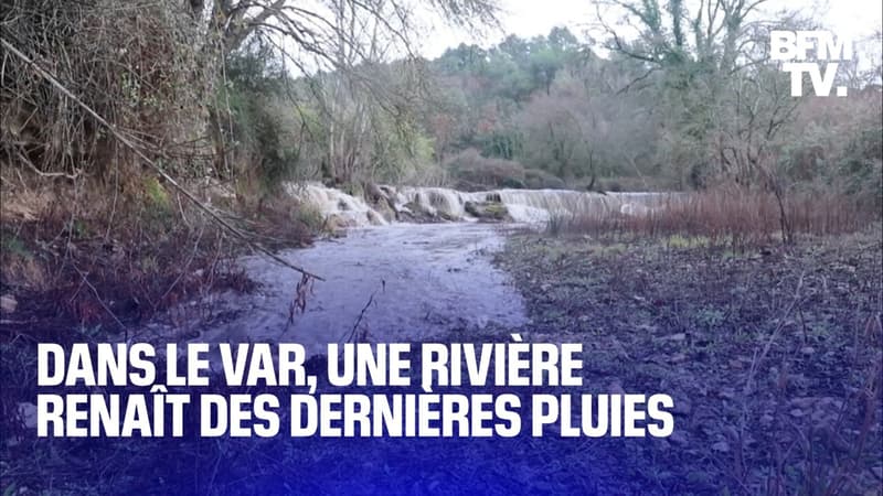 les images étonnantes d'une rivière qui renaît grâce aux dernières pluies