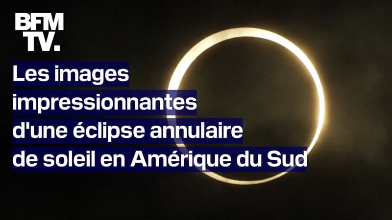 les images impressionnantes d'une éclipse annulaire de soleil avec “anneau de feu”