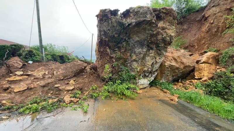 l'interminable attente d'un village de Dordogne coupé du monde après la chute d'une falaise