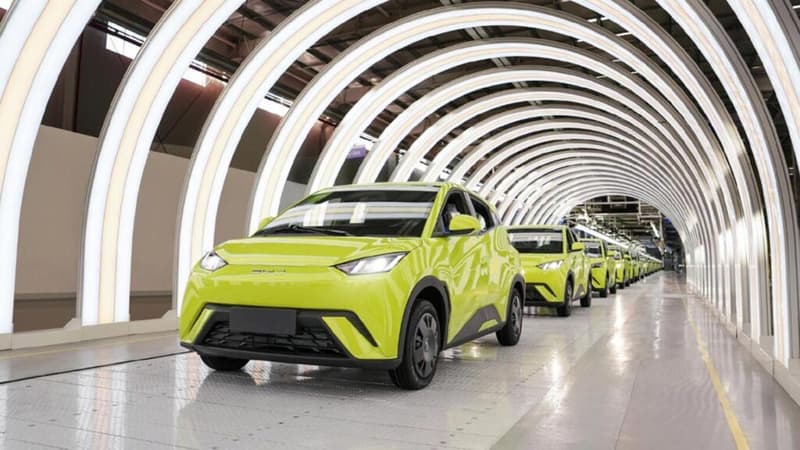 l'usine de BYD en Europe lancera sa production en 2027