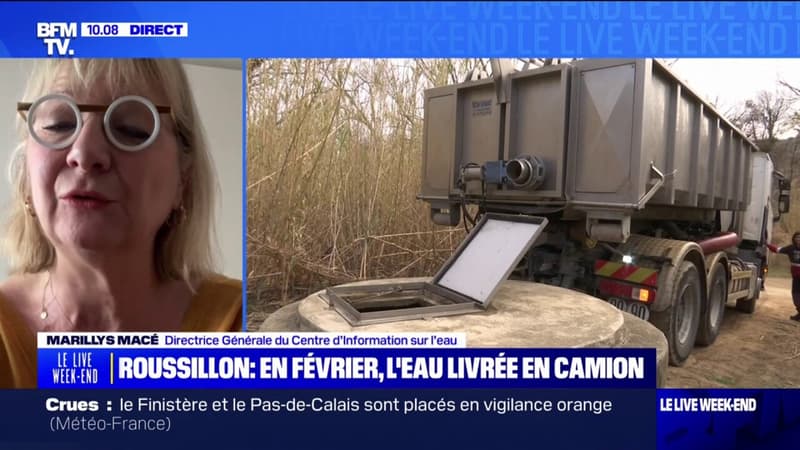 "Les Pyrénnées-Orientales c'est le seul département français qui est en restriction d'eau en continu depuis 2022", explique la directrice générale du Centre d'Information sur l'eau