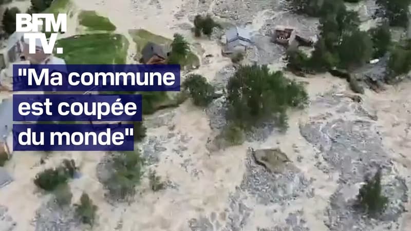 un village coupé du monde après de violents orages